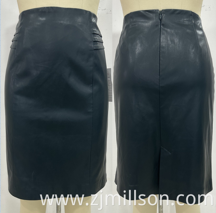 Women S Leather Skirts Png